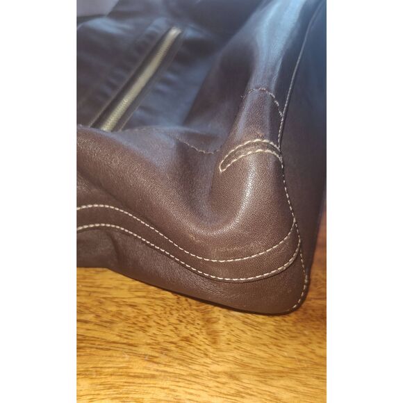 Vintage Coach 1417 East West Legacy Shoulder Bag in Brown Soft Leather 1417 - Picture 8 of 11